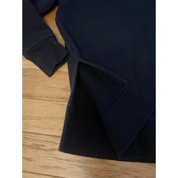 Athleta women's black cowl neck athletic comfort long sleeve pullover sweater XS - Picture 3 of 6